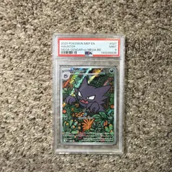 Pokemon TCG: Haunter 027 Me: Mega Evolution Promo Holo PSA 9 - Image 1