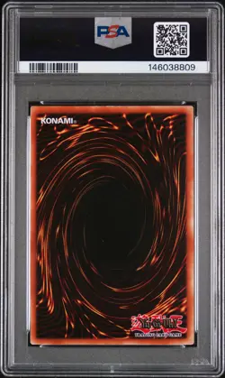 2002 YU-GI-OH! PROMO DDS-DARK DUEL STORIES #001 BLUE-EYES WHITE DRAGON PSA 8 - Image 2