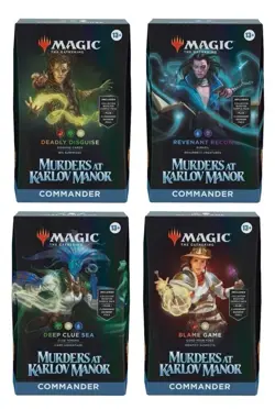 Magic: The Gathering Murders at Karlov Manor Commander Deck Bundle - Image 1