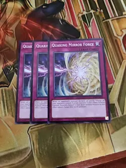3X Quaking Mirror Force - OP30-EN024 - Common NM Yugioh - Image 1