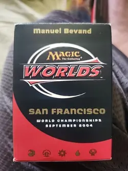 Manuel Bevand MTG Worlds San Francisco Sept 2004 Semifinalist Full Deck Signed - Image 1
