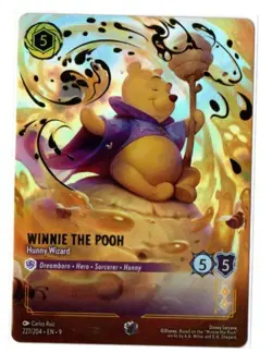 Lorcana Disney Enchanted Fabled 227/204 Winnie The Pooh Hunny Wizard - Image 1