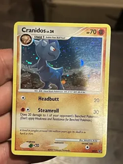 Cranidos - DP07 - Pokemon Diamond & Pearl Promo Holo Card LP Swirl - Image 1