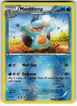 Marshtomp 34/160 XY - Primal Clash LP Pokemon Card TCG - Image 1