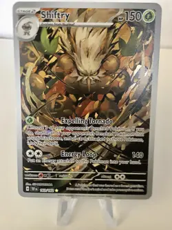 Shiftry 163/162 Illustration Rare Holo S&V Temporal Forces Pokemon TCG Card NM/M - Image 3