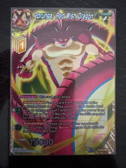 Dragon Ball Super Card - Porunga, Red Wish Dragon BT30-068 SR - Mint - Image 1