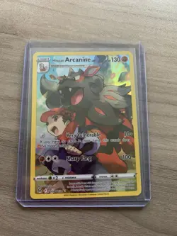 Pokemon TCG Hisuian Arcanine Holo Card Lost Origin Trainer Gallery TG08/TG30 - Image 1