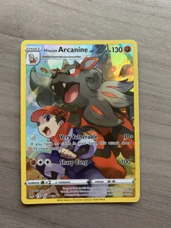 Pokemon TCG Hisuian Arcanine Holo Card Lost Origin Trainer Gallery TG08/TG30 - Image 2