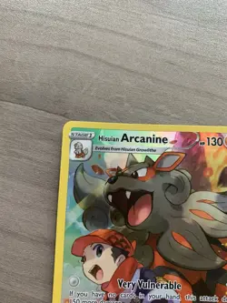 Pokemon TCG Hisuian Arcanine Holo Card Lost Origin Trainer Gallery TG08/TG30 - Image 3