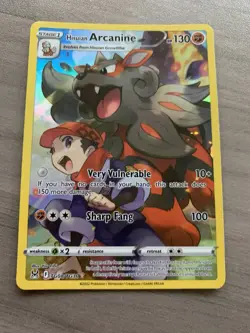 Pokemon TCG Hisuian Arcanine Holo Card Lost Origin Trainer Gallery TG08/TG30 - Image 5