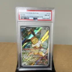PSA 8 Eevee 173 Promo Holo SV Scarlet & Violet English Pokemon Card - Image 2