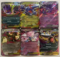Pokemon 6 Card Phantasmal Flames EX Lot Gengar Heracross Mismagius Lopunny +++ - Image 1