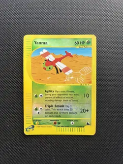 Pokemon Card Skyridge E Series Yanma Reverse Holo 116/144 WOTC - Image 1