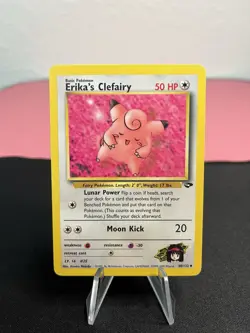 Erika's Clefairy 40/132 Gym Challenge Vintage Pokemon Trading Card - Image 1