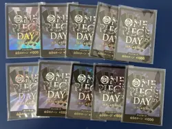One Piece Day 2025 Card Game Japanese Premium Collection Foil DON!! Set Of 10 - Image 1
