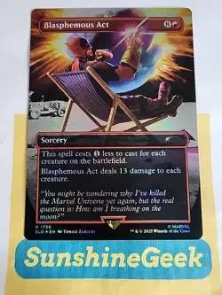 Blasphemous Act (1756) (Rainbow Foil) Secret Lair Drop Foil - Image 1