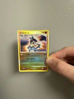 Pokemon Lucario Holo Rare Diamond & Pearl 6/130 Stage 1 90HP 2007 Card LP - Image 1
