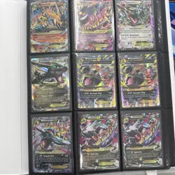 Lot Of 50 XY Pokemon Cards MEGAS, FULL ARTS & GXS With Binder VARIED CONDITION - Image 1