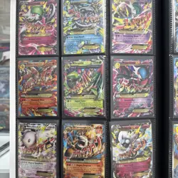 Lot Of 50 XY Pokemon Cards MEGAS, FULL ARTS & GXS With Binder VARIED CONDITION - Image 2