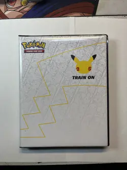 Pokemon 25th Anniversary Collector's Binder + 20 Jumbo Card Lot NM-MINT - Image 1