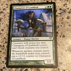 Champion of Lambholt Avacyn Restored Regular MTG TCG CARD LP - Image 1