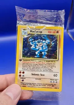 Machamp 8/102 1st Edition Base Set Holo Rare Pokemon Card TCG WOTC New Sealed - Image 5