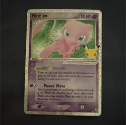 Pokemon Mew ex 88/92 Legend Maker Holo Ultra Rare 90 HP English Card - Image 1