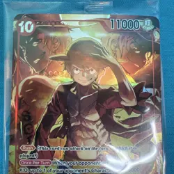 One Piece Monkey D. Luffy Sealed Promo Card ST10-006 Super Rare Treasure Booster - Image 5