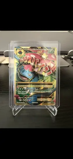 M Venusaur EX Full Art Holo Card Evolutions Mega Series 100/108 - Image 1