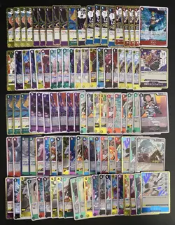 One Piece Japanese Rare Foil Bulk Card Lot (500) Rares , Foils Only - Image 1