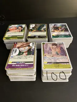 One Piece Japanese Rare Foil Bulk Card Lot (500) Rares , Foils Only - Image 5