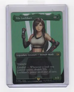 Tifa Lockhart (Borderless) FINAL FANTASY FOIL MTG Magic The Gathering Card - Image 1