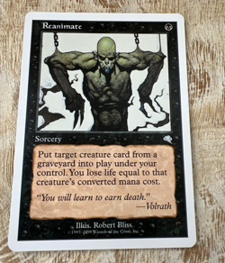 MTG English Reanimate NM Normal Tempest - Image 1