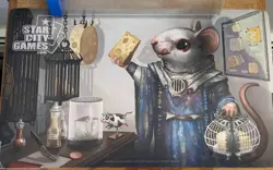 Star City Games Creature Collection Delver of Squeakrets (Secrets) Mouse Playmat - Image 1