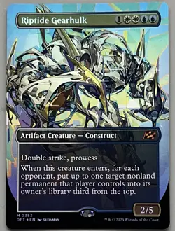 MTG Aetherdrift Riptide Gearhulk Artifact Creature MYTHIC FOIL #0353 - Image 1