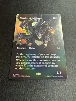 Warden of the Grove (Borderless) Tarkir: Dragonstorm Foil 0351 2025 MTG Card NM - Image 4