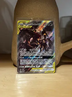 Pokemon Umbreon & Darkrai GX TAG TEAM SM-P Promo Holo SM241 270HP Basic Card - Image 1