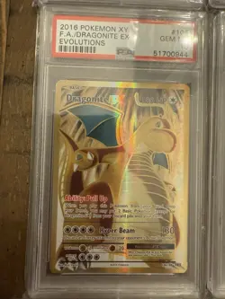 Pokemon TCG Dragonite EX Full Art Holo PSA 10 XY Evolutions - Image 1
