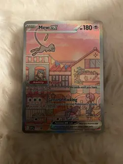 Pokemon Mew ex 180 HP Full Art Promo Holo SVP 053 Scarlet & Violet Card - Image 1