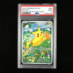 PSA 9 MINT 2024 Pokemon ENG Pikachu G SVPen #088 Promo(1) - Image 1