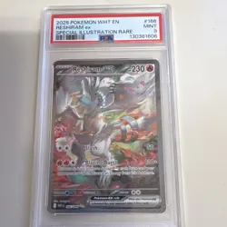 Pokemon Reshiram ex 166/086 Sv: White Flare Special Illustration Rare Holo PSA 9 - Image 1