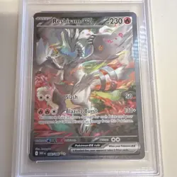 Pokemon Reshiram ex 166/086 Sv: White Flare Special Illustration Rare Holo PSA 9 - Image 3