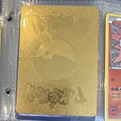 Pokemon Zacian V Secret Rare Gold Metal Holo SWSH01 211/202 English Card - Image 2