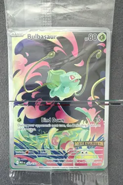 Bulbasaur - (Mega Evolution Stamped) 133/132 Sealed Holo Pokemon - Image 1