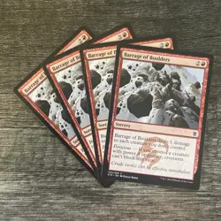MTG 4x Barrage of Boulders x4 LP Khans of Tarkir - Image 1