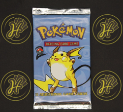 Base Set 2 Raichu Pokemon Trading Card TCG WOTC Booster Pack Sealed Heavy 21.29g - Image 1