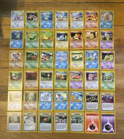Pokemon Card WOTC Vintage Neo Genesis Bundle 42X Cards No Duplicates - Image 1