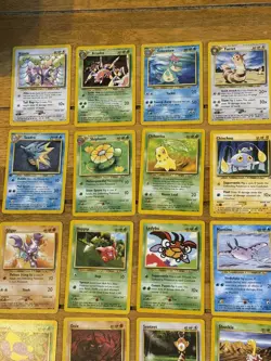 Pokemon Card WOTC Vintage Neo Genesis Bundle 42X Cards No Duplicates - Image 2