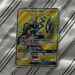 Pokemon Tapu Koko GX Full Art Ultra Rare Holo Card 135/145 Guardians Rising Eng… - Image 1