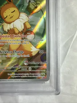 2025 POKEMON BLACK STAR PROMO #173 EEVEE PRISMATIC EVOLUTIONS PC ETB PSA 9 - Image 2